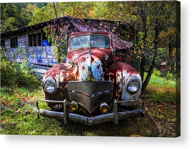 1940 Acrylic Print featuring the photograph 1940 Dodge by Debra and Dave Vanderlaan