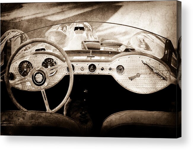 1962 Devin-mga Supercharged Roadster Acrylic Print featuring the photograph 1962 Devin-mga Supercharged Roadster by Jill Reger