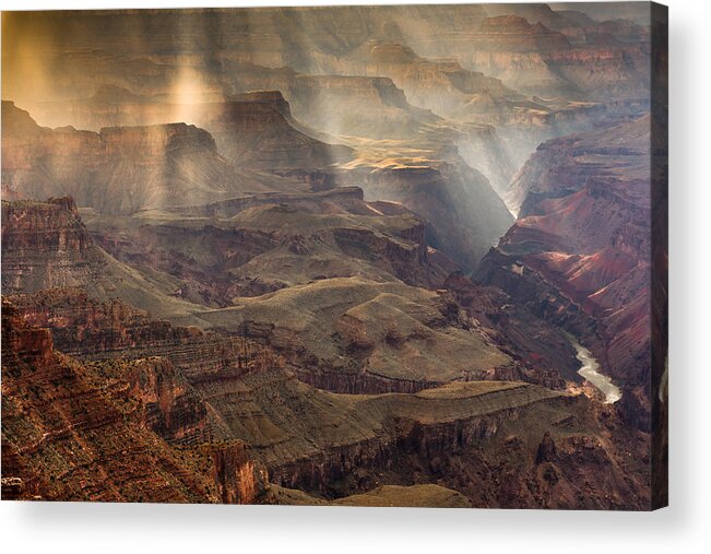 South Rim Grand Canyon Acrylic Print featuring the photograph Agwatheg Inya'a by Chuck Jason