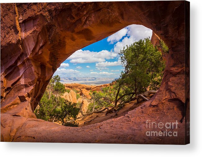 Arches Acrylic Print featuring the photograph Arches Window #2 by Inge Johnsson