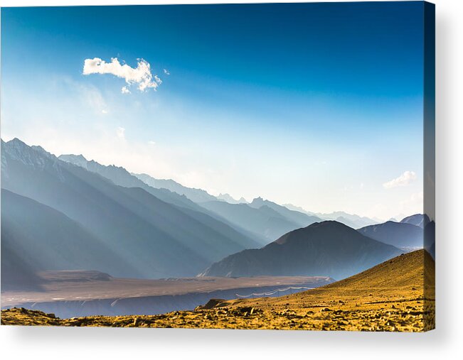 Scenics Acrylic Print featuring the photograph Beautiful landscape in Norther part of India #1 by Primeimages