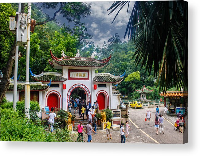 China Acrylic Print featuring the photograph Chinese Building by Robert Hebert