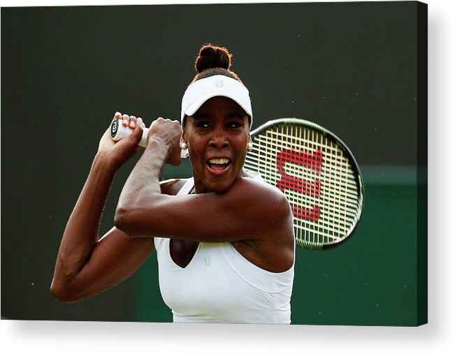 Tennis Acrylic Print featuring the photograph Day Three The Championships - Wimbledon #1 by Julian Finney