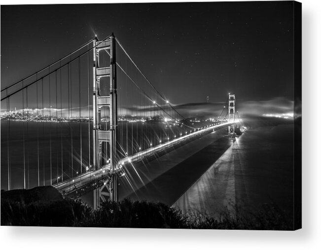 California Acrylic Print featuring the photograph Golden Gate Bridge #1 by Lee Harland