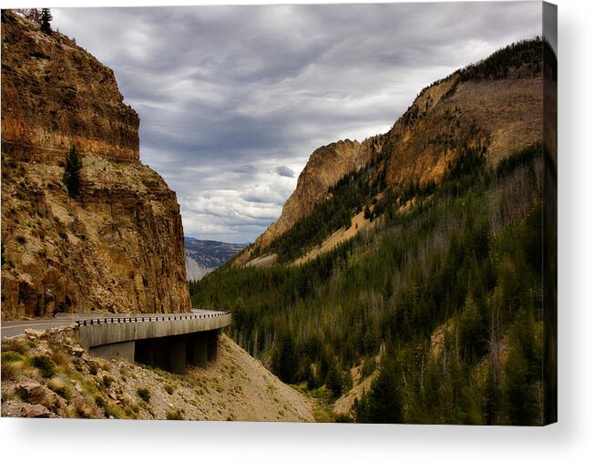 glen Creek Acrylic Print featuring the photograph Golden Gate Canyon #1 by Lana Trussell