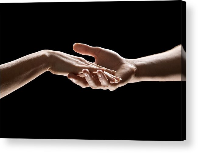 North Holland Acrylic Print featuring the photograph Hands #1 by CP Photo Art