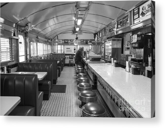 Highspire Diner Acrylic Print featuring the photograph Highspire Diner #1 by Arttography LLC