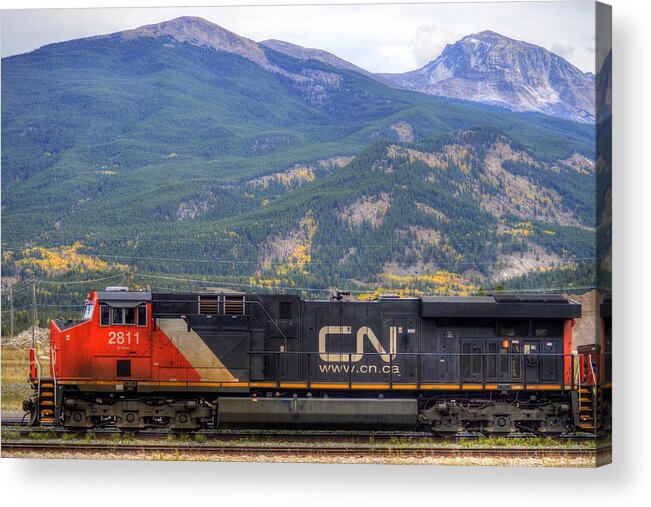 Jasper Alberta Canada Acrylic Print featuring the photograph Jasper Alberta Canada #1 by Paul James Bannerman