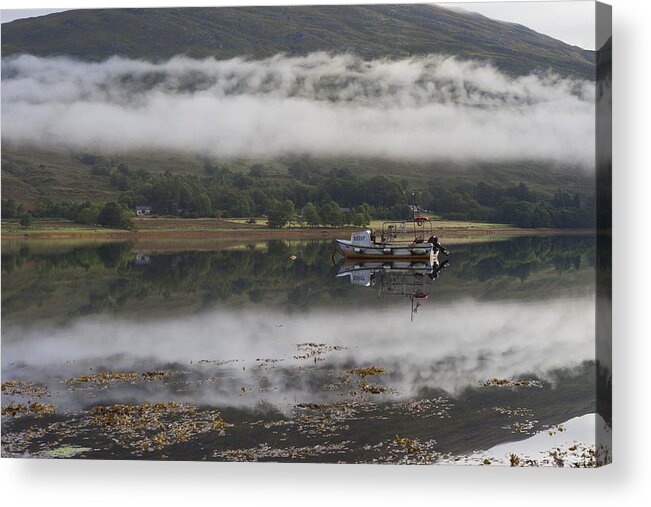 Loch Eil Acrylic Print featuring the photograph Loch Eil Reflections #1 by Nick Atkin