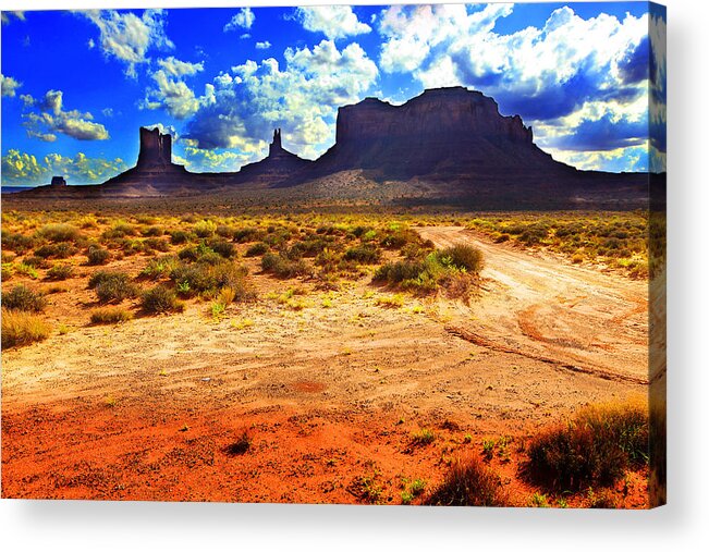 Landscape Acrylic Print featuring the photograph Monument Valley Utah USA #10 by Richard Wiggins