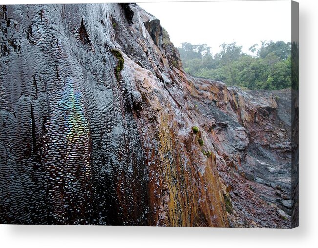 Nobody Acrylic Print featuring the photograph Natural Oil Seep #1 by Sinclair Stammers/science Photo Library
