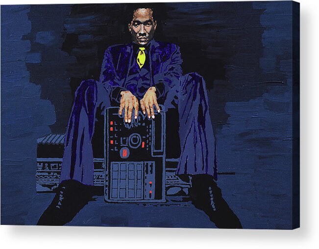 Q-tip Acrylic Print featuring the painting Q-Tip #1 by Rachel Natalie Rawlins