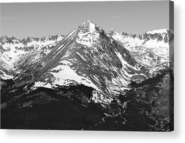 Quandary Acrylic Print featuring the photograph Quandary Peak #1 by Aaron Spong