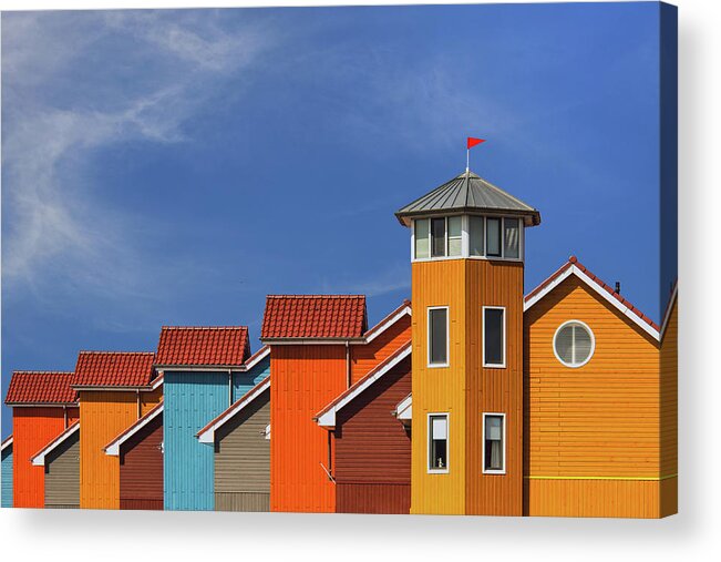 Reitdiep Acrylic Print featuring the photograph Reitdiep #1 by Theo Luycx