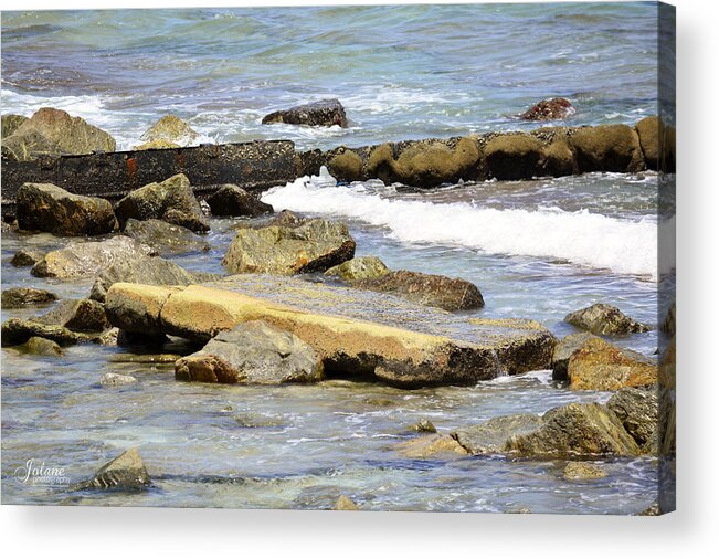 Beach Acrylic Print featuring the photograph Rocky Beach #1 by Jody Lane