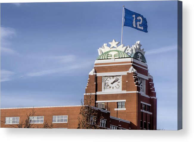 Starbucks Image Acrylic Print featuring the photograph Signs of Seattle by Cathy Anderson