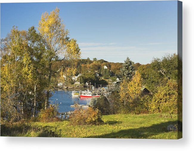 Maine Acrylic Print featuring the photograph South Bristol on the coast of Maine #1 by Keith Webber Jr