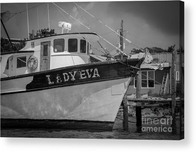 Lady Eva Acrylic Print featuring the photograph Southern Shrimp Tides by Dale Powell