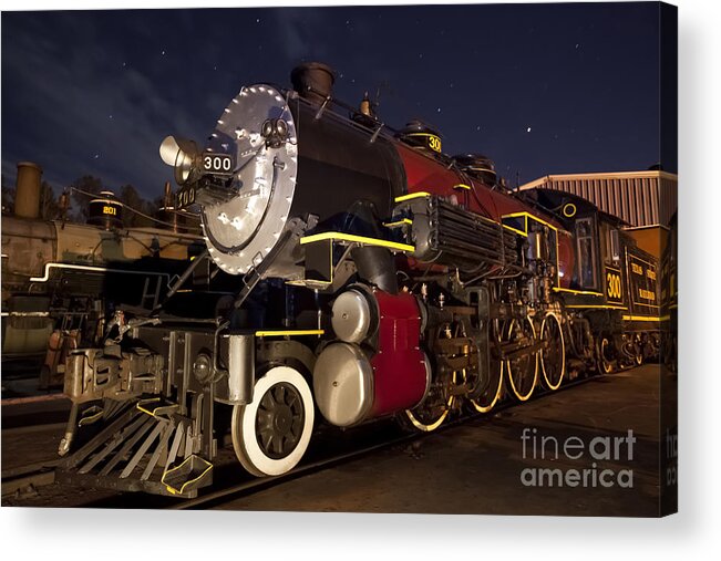 Steam Locomotive Acrylic Print featuring the photograph Steam Locomotive #1 by Keith Kapple