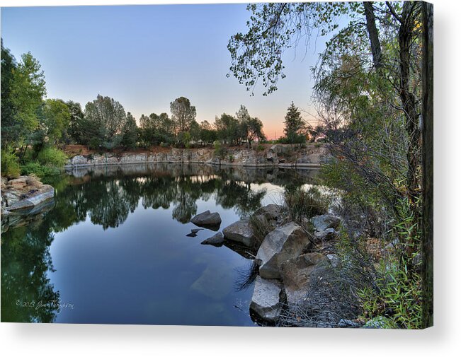 California Acrylic Print featuring the photograph The Quinn Quarry #1 by Jim Thompson