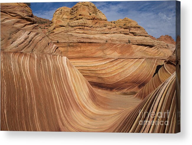 The Wave Acrylic Print featuring the photograph The Wave #1 by Milena Boeva
