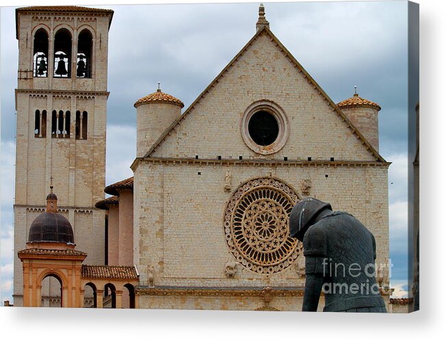 Assisi Acrylic Print featuring the photograph Turning Point --St. Francis of Assisi #1 by Theresa Ramos-DuVon