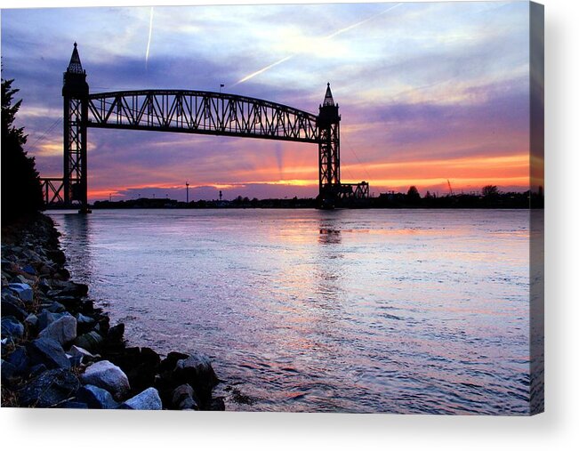 Cape Cod Acrylic Print featuring the photograph Under the Bridge #1 by MPG Artworks