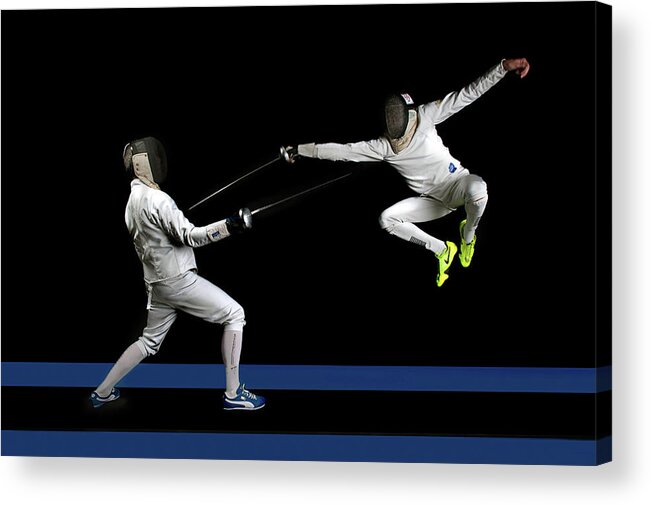 Action Acrylic Print featuring the photograph Untitled #1 by Hilde Ghesquiere