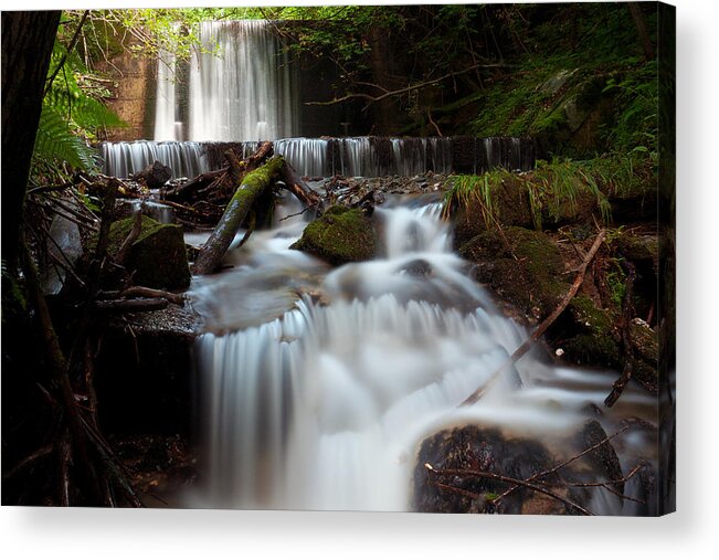 Waterfall Acrylic Print featuring the photograph Waterfall #1 by Ivan Slosar