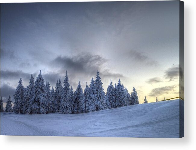 Adventure Acrylic Print featuring the photograph Winter #1 by Ivan Slosar