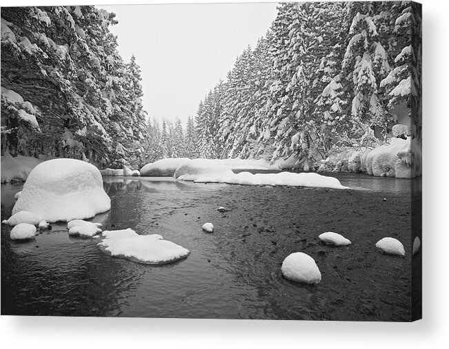 Alaska Acrylic Print featuring the photograph Winter Passage #1 by Scott Slone