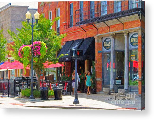 Perrrysburg Ohio Acrylic Print featuring the photograph Downtown Perrysburg #10 by Jack Schultz