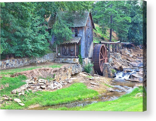 10385 Acrylic Print featuring the photograph Sixes Mill on Dukes Creek by Gordon Elwell