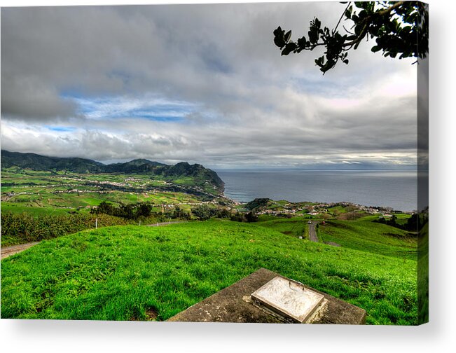 Agriculture Acrylic Print featuring the photograph Azores Landscapes #11 by Joseph Amaral