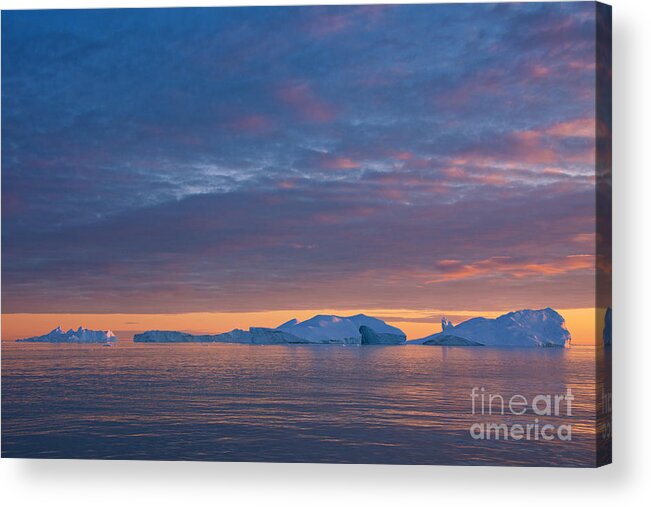 Iceberg Acrylic Print featuring the photograph 110613p176 by Arterra Picture Library