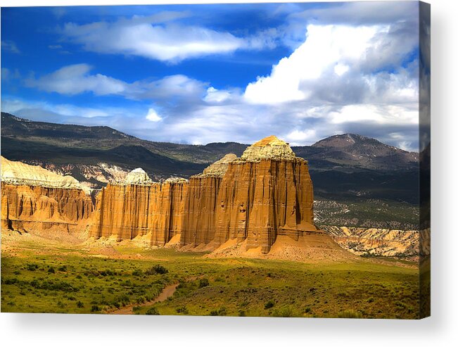 Capitol Reef National Acrylic Print featuring the photograph Capitol Reef National Park Cathedral Valley by Mark Smith