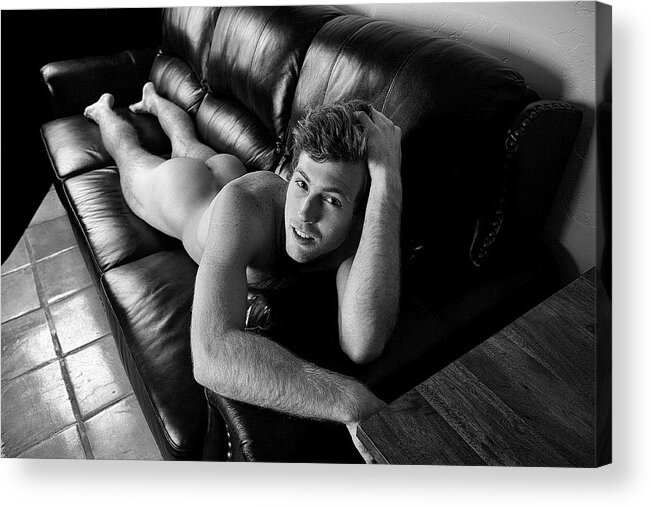 Male Acrylic Print featuring the photograph Jacob #13 by Dan Nelson
