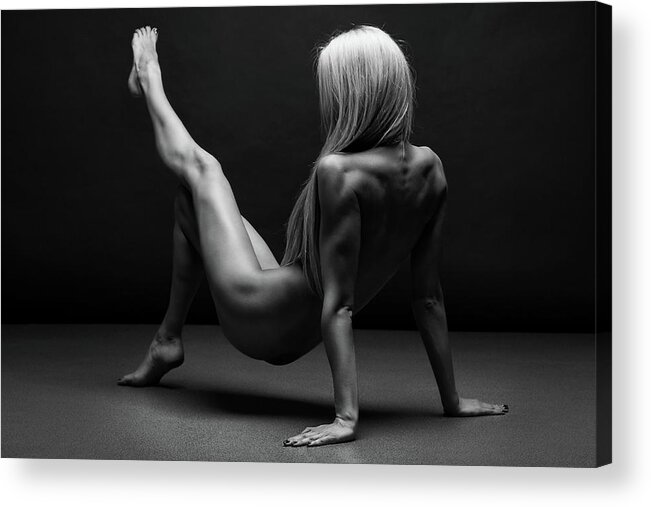 Fine Art Nude Acrylic Print featuring the photograph Bodyscape #14 by Anton Belovodchenko