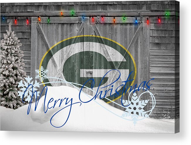 Packers Acrylic Print featuring the photograph Green Bay Packers by Joe Hamilton