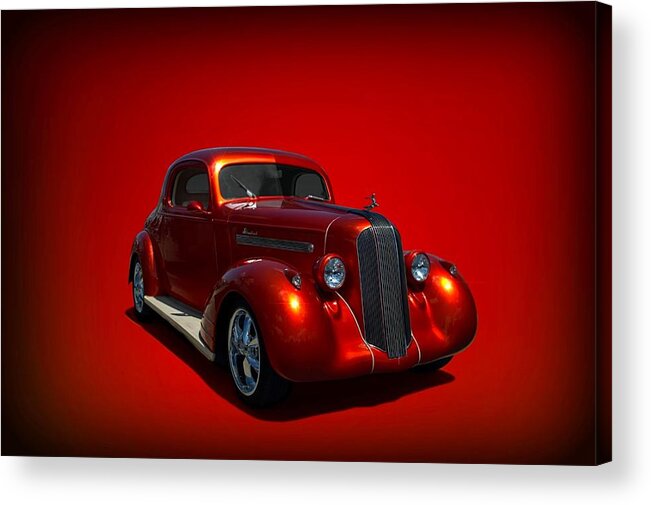 1935 Pontiac Acrylic Print featuring the photograph 1935 Pontiac Custom Coupe Hot Rod by Tim McCullough