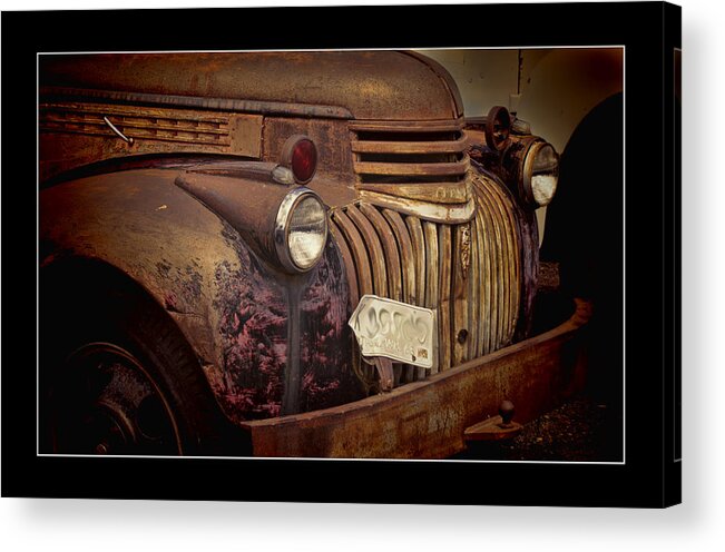Chevy Acrylic Print featuring the photograph 1946 Chevy Truck by Ron Roberts