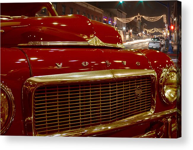 1953 Acrylic Print featuring the photograph 1953 Volvo PV 444 by Michael Porchik