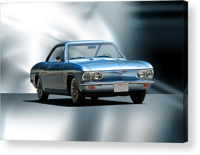 Auto Acrylic Print featuring the photograph 1965 Chevrolet Corvair I by Dave Koontz