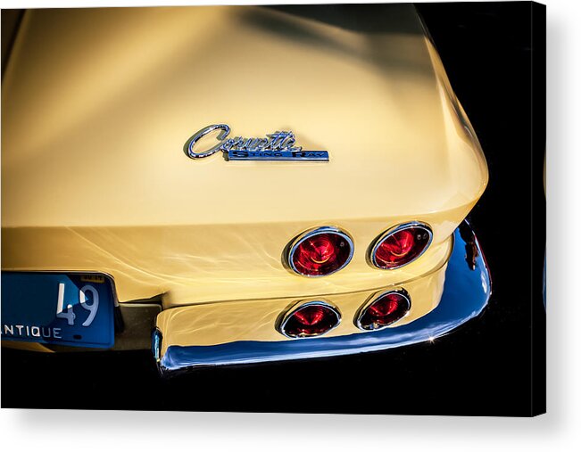 1965 Acrylic Print featuring the photograph 1965 Chevrolet Corvette Sting Ray Coupe by Rich Franco