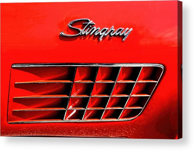 1970 Chevrolet Corvette Stingray Acrylic Print featuring the photograph 1970 Chevrolet Corvette Stingray by Amanda Stadther