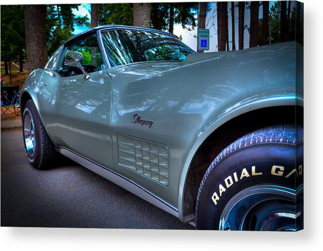 72 Acrylic Print featuring the photograph 1972 Corvette Stingray by David Patterson