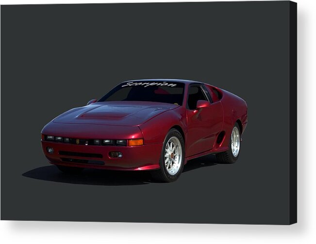 1988 Acrylic Print featuring the photograph 1988 Fireo Scorpion Kit Car by Tim McCullough