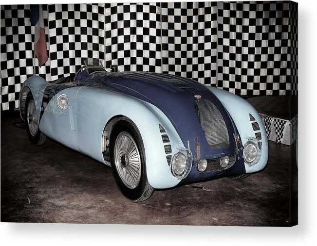 1936 Bugatti 57g Tank Acrylic Print featuring the photograph 1936 Bugatti 57G Tank by Klm Studioline
