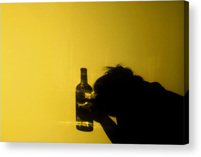 Problems Acrylic Print featuring the photograph Alcoholism #2 by Instants