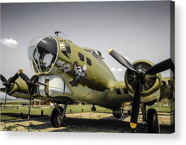Aerial Warfare Acrylic Print featuring the photograph B17 Flying Fortress #2 by Chris Smith